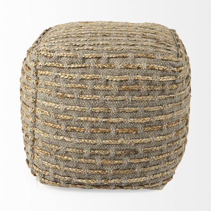 Mercana Binita Brown Cotton Pouf