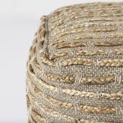 Mercana Binita Brown Cotton Pouf