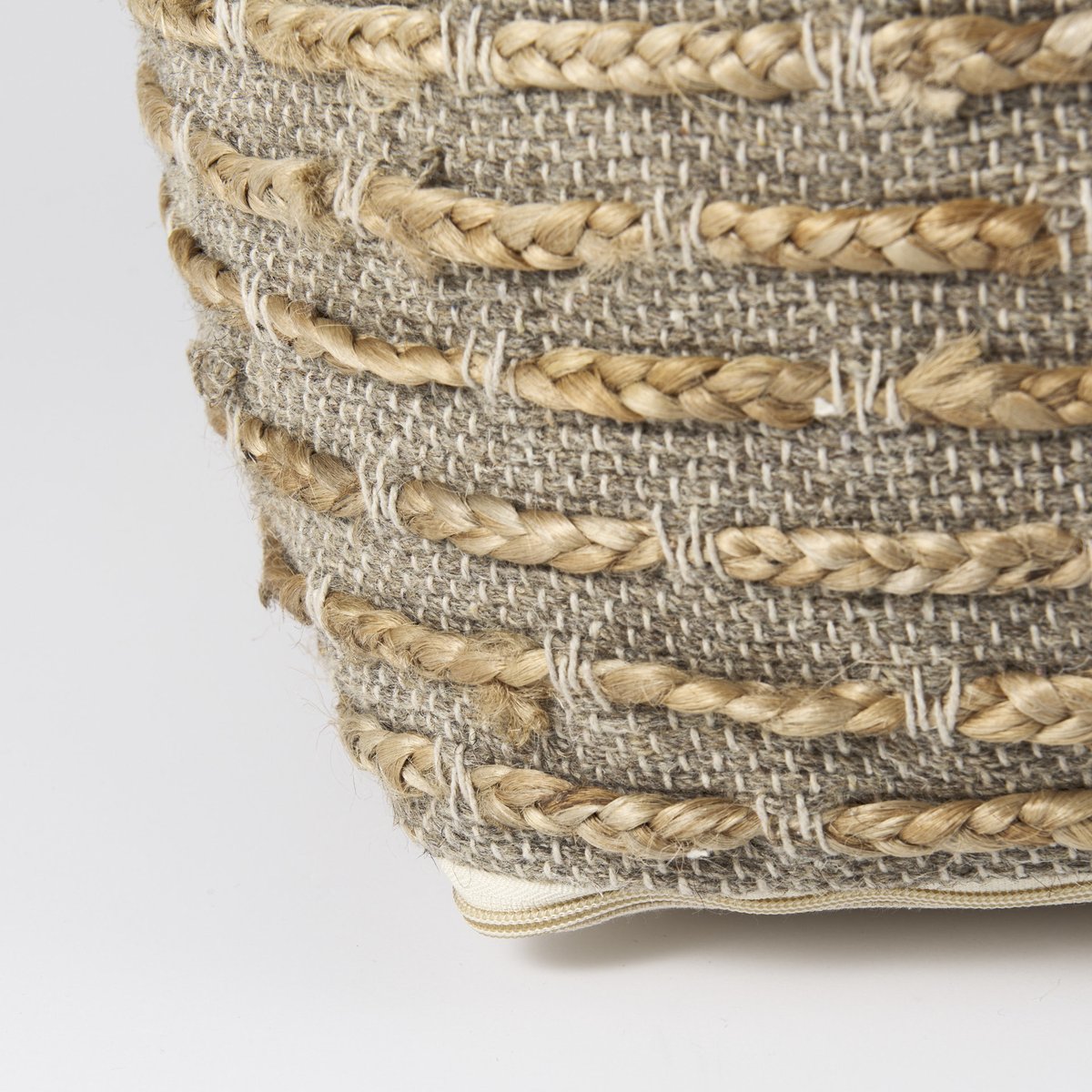 Mercana Binita Brown Cotton Pouf