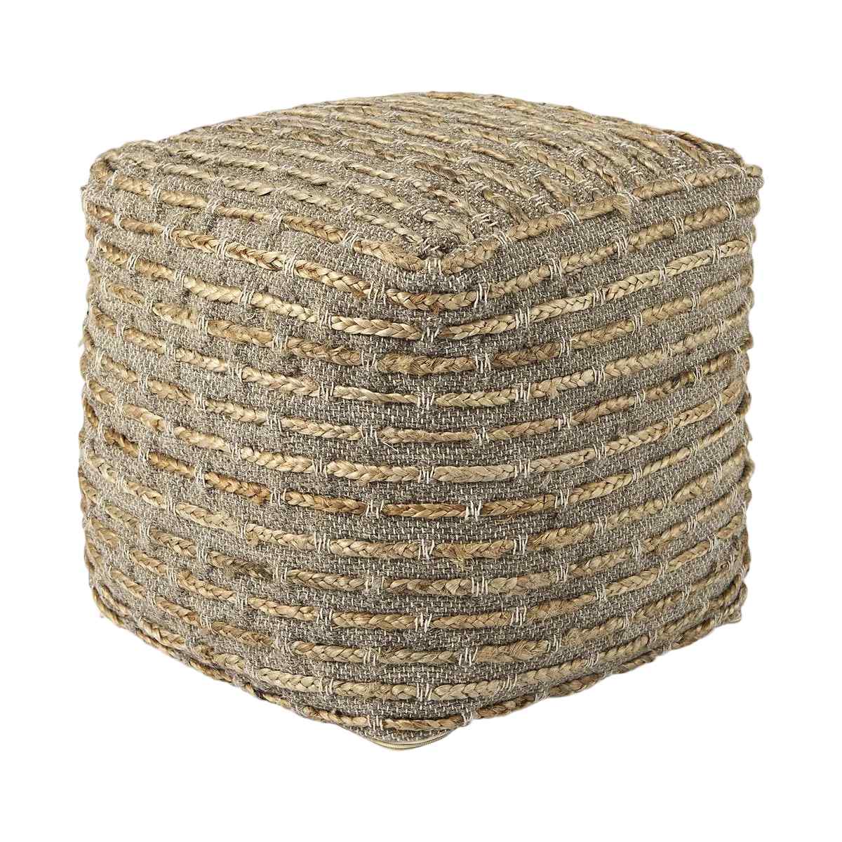 Mercana Binita Brown Cotton Pouf