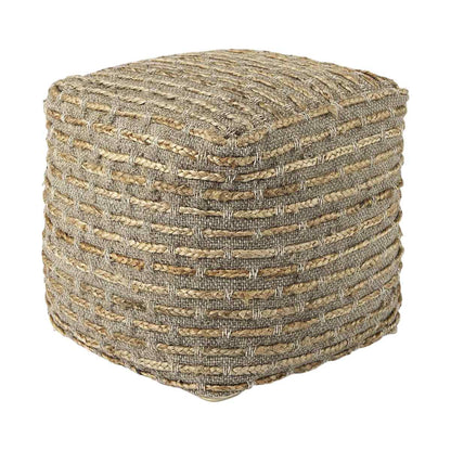 Mercana Binita Brown Cotton Pouf