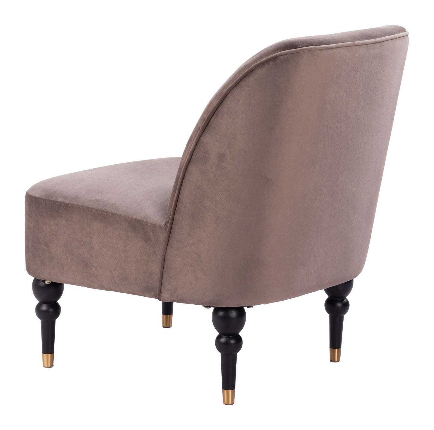 Bintulu Accent Chair Taupe-Club Chairs-Zuo Modern-LOOMLAN