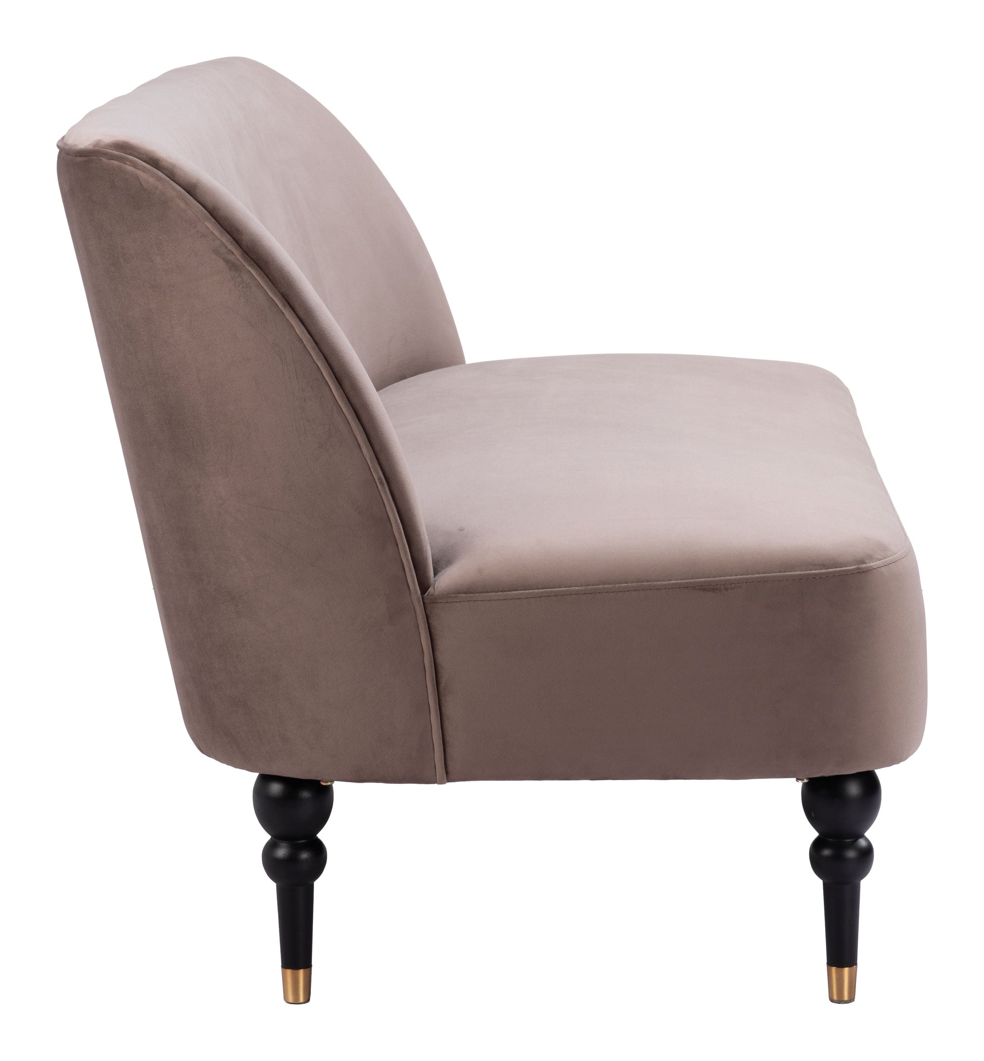 Bintulu Loveseat Taupe-Sofas & Loveseats-Zuo Modern-LOOMLAN