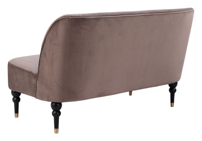 Bintulu Loveseat Taupe-Sofas & Loveseats-Zuo Modern-LOOMLAN