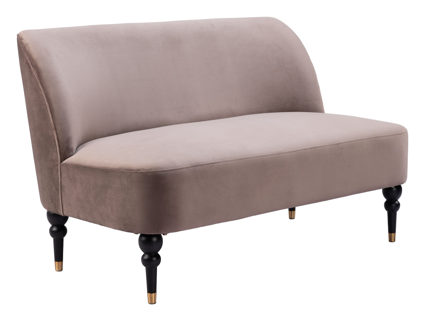 Bintulu Loveseat Taupe-Sofas & Loveseats-Zuo Modern-LOOMLAN