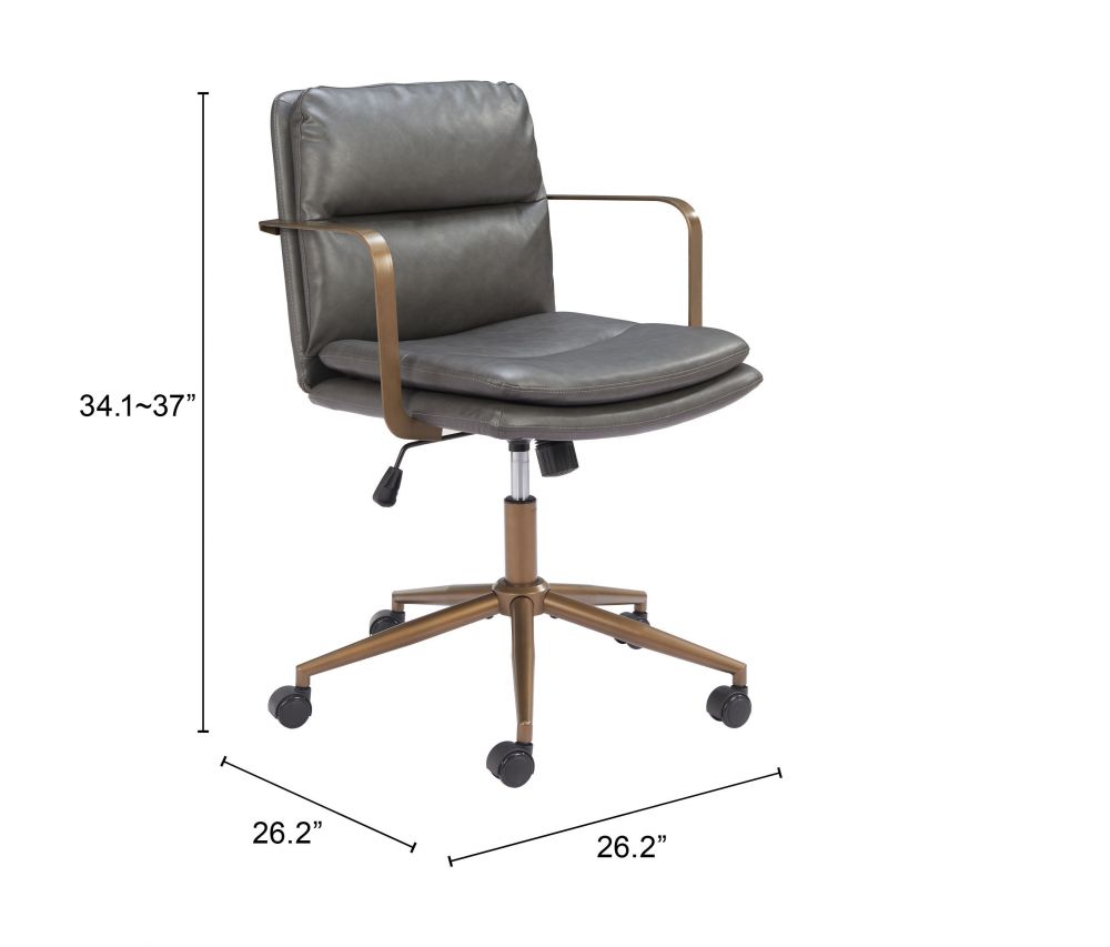 Zuo Modern Birao Faux Leather Office Chair