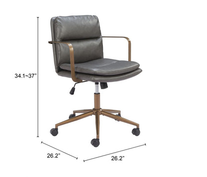 Zuo Modern Birao Faux Leather Office Chair