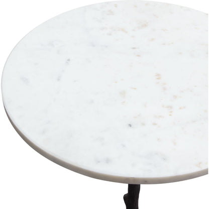 Birch Round Accent Table-Side Tables-Diamond Sofa-Sideboards and Things 