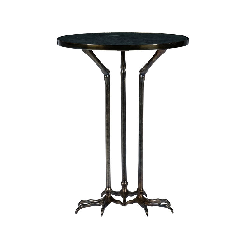 Bird Foot Leg Designed Round Side Table-Side Tables-Chelsea House-LOOMLAN