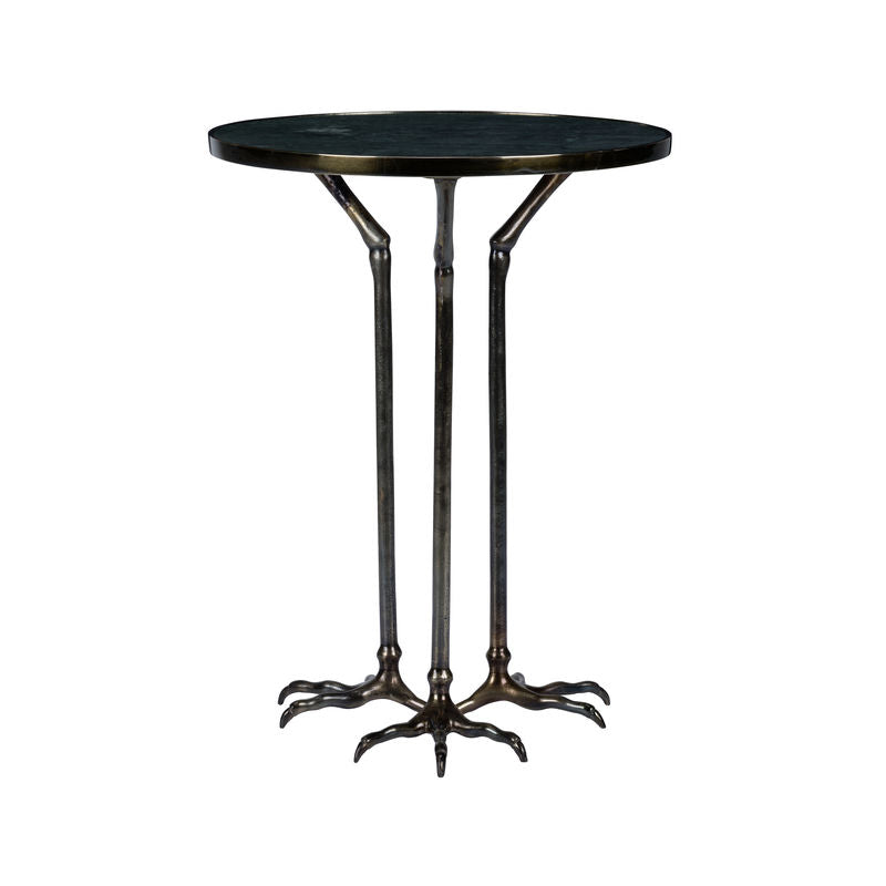 Bird Foot Leg Designed Round Side Table-Side Tables-Chelsea House-LOOMLAN