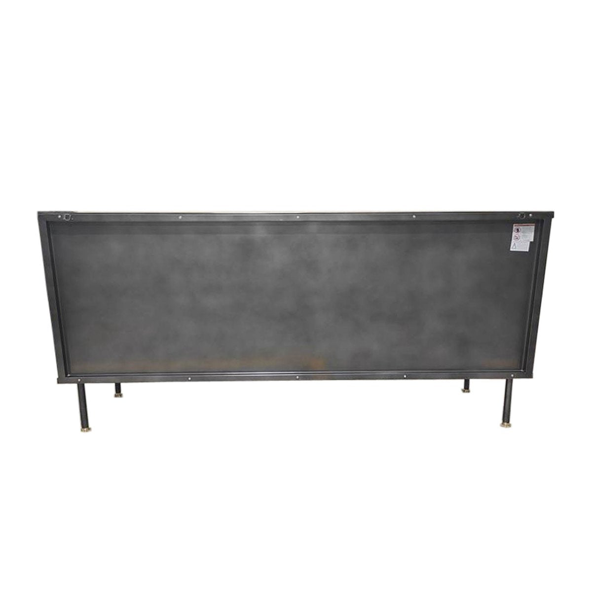 LH Home Bishop Four Doors Leather Warp Sideboard