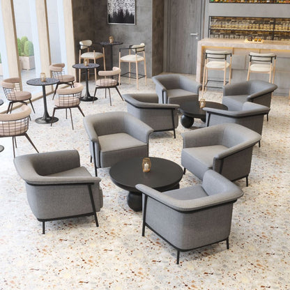 Zuo Modern Bite Steel base Round Bar Table