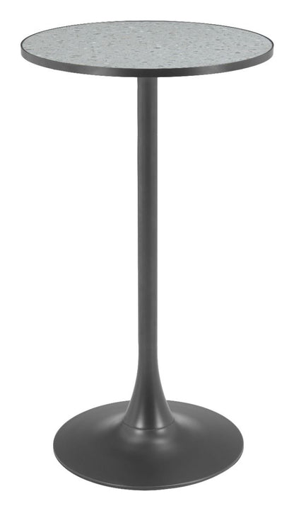 Zuo Modern Bite Steel base Round Bar Table