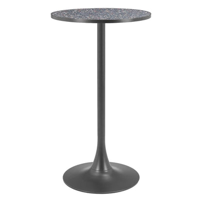 Zuo Modern Bite Steel base Round Bar Table