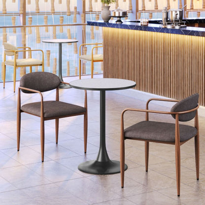 Zuo Modern Bite Steel base Round Bistro Table