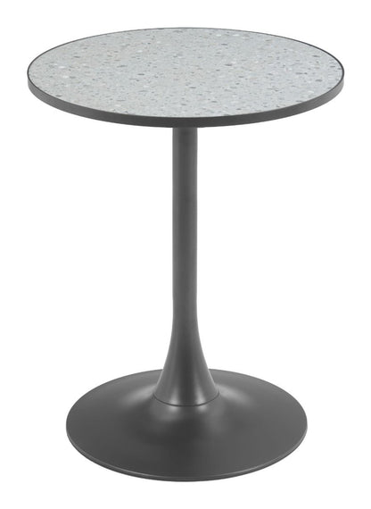 Zuo Modern Bite Steel base Round Bistro Table