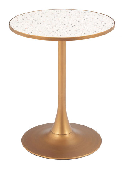 Zuo Modern Bite Steel base Round Bistro Table