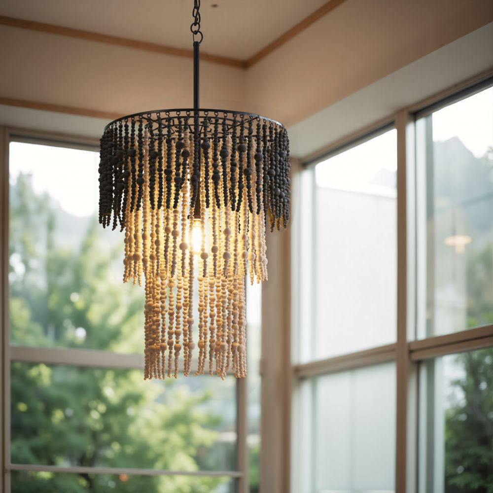 Zuo Modern Bizu Steel Black Ceiling Lamp