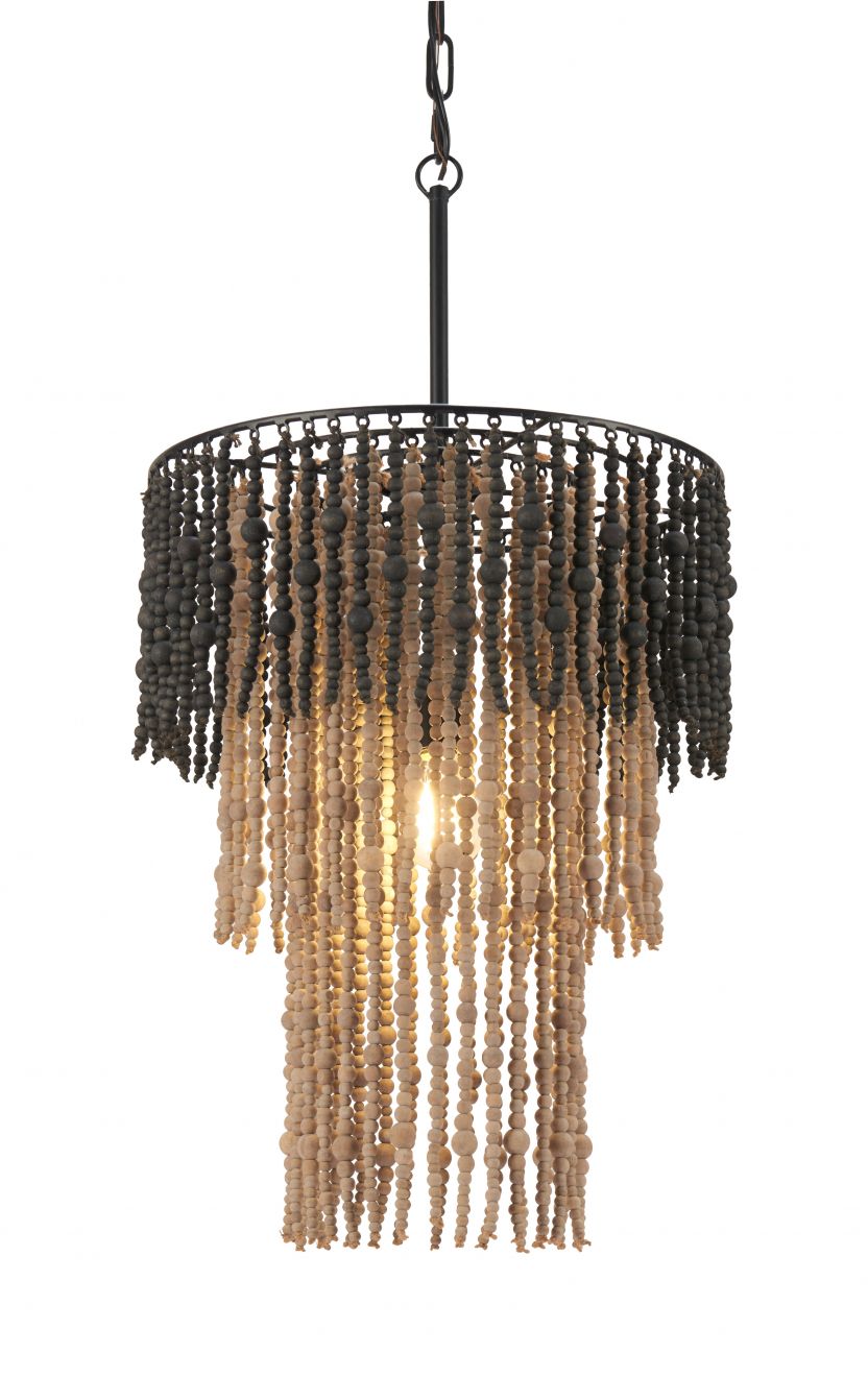 Zuo Modern Bizu Steel Black Ceiling Lamp
