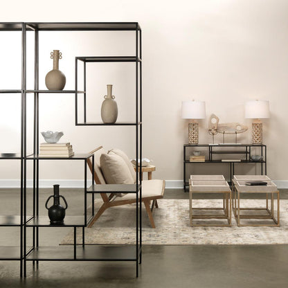 Black Iron Element Etagere Etageres Sideboards and Things By Jamie Young