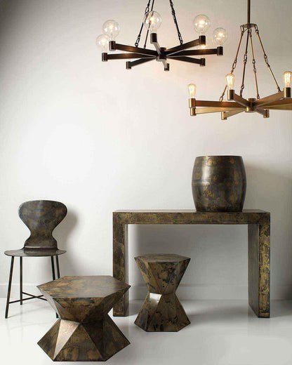 Black Iron Sheet Realm Mid Century Modern Side Table Side Tables Sideboards and Things By Jamie Young