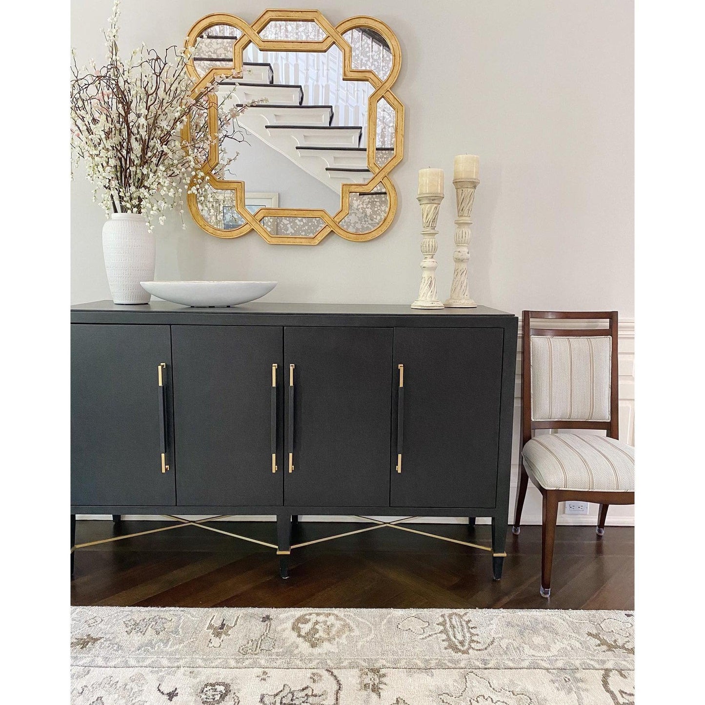 Black Lacquered Verona Sideboard For Dining Room Sideboards Sideboards and Things By Currey & Co