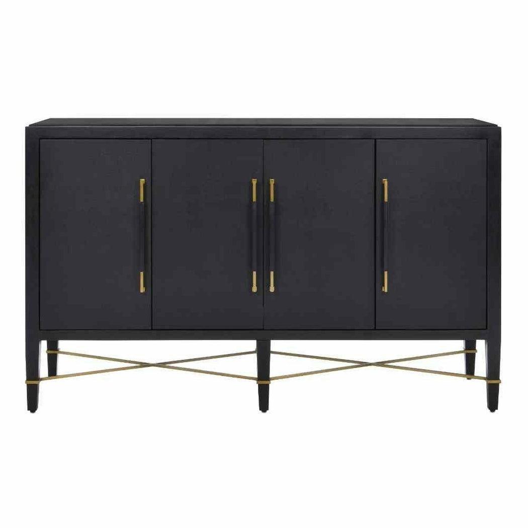 Black Lacquered Verona Sideboard For Dining Room Sideboards Sideboards and Things By Currey & Co