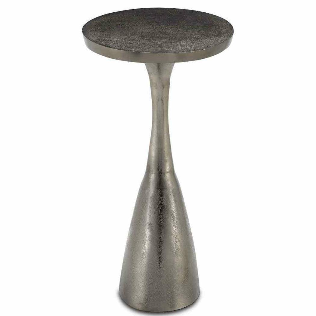 Black Nickel Ishaan Black Accent Table Side Tables Sideboards and Things By Currey & Co