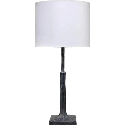 Jamie Young Black Polyresin Humble Table Lamp