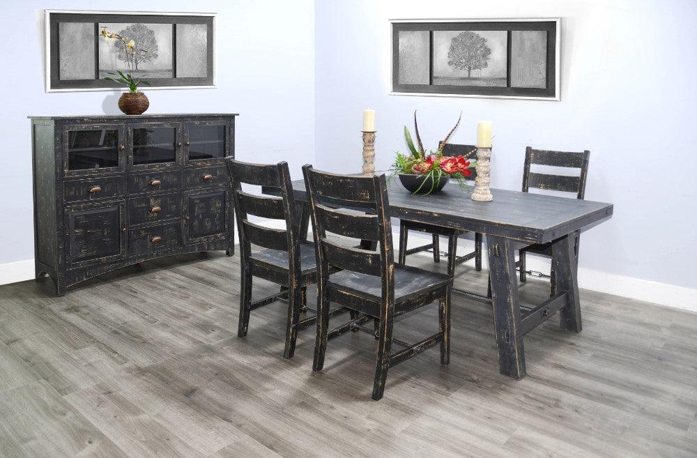 Black Sand Dining Table Black Dining Tables Sideboards and Things By Sunny D