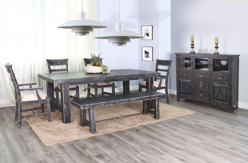 Black Sand Extension Table Black Dining Tables Sideboards and Things By Sunny D