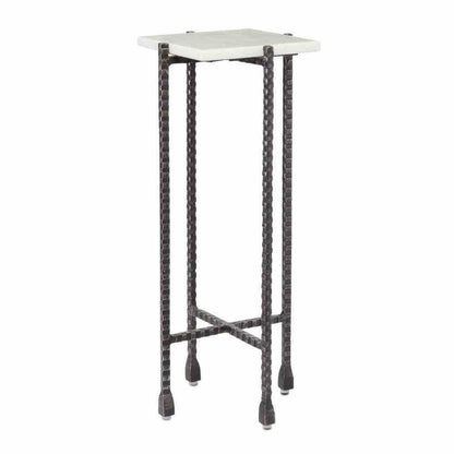 Black White Flying Marble Drinks Table Side Tables Sideboards and Things By Currey & Co