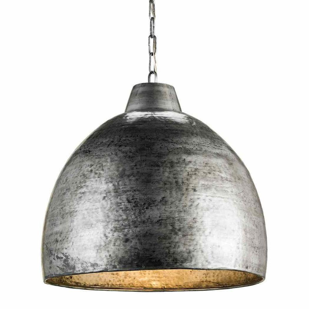 Blackened Steel Earthshine Steel Large Pendant Pendants Sideboards and Things By Currey & Co