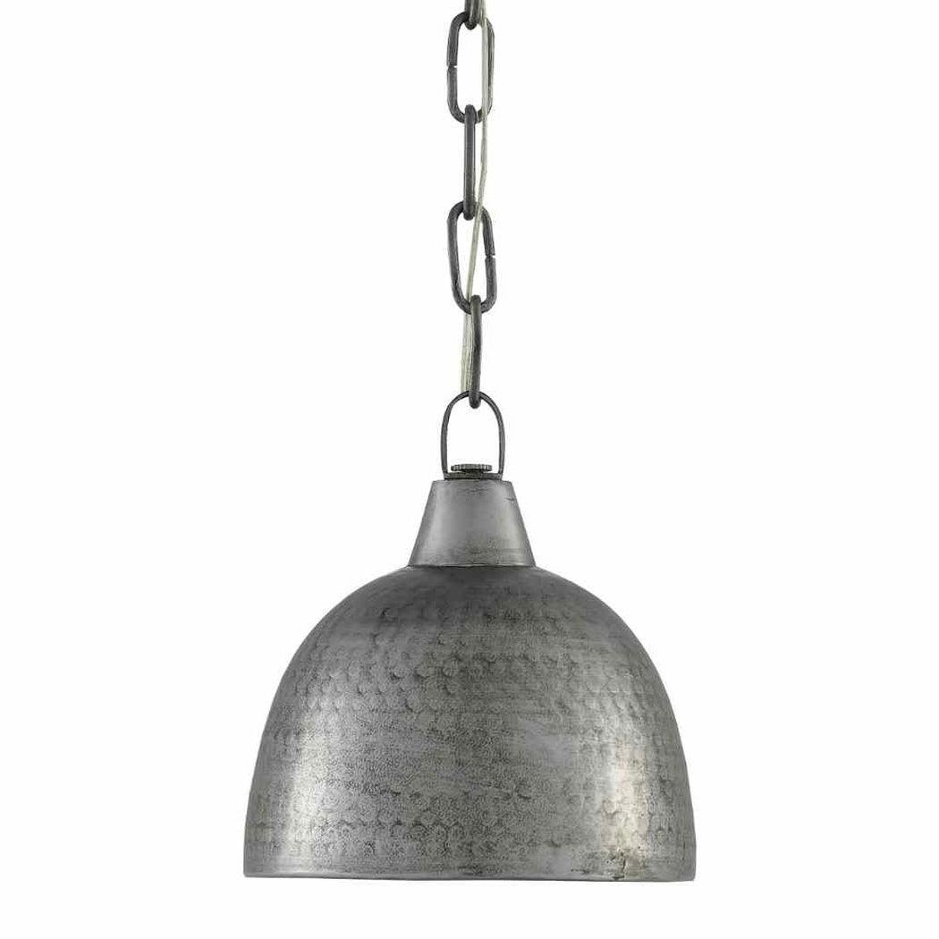 Blackened Steel Earthshine Steel Small Pendant Pendants Sideboards and Things By Currey & Co