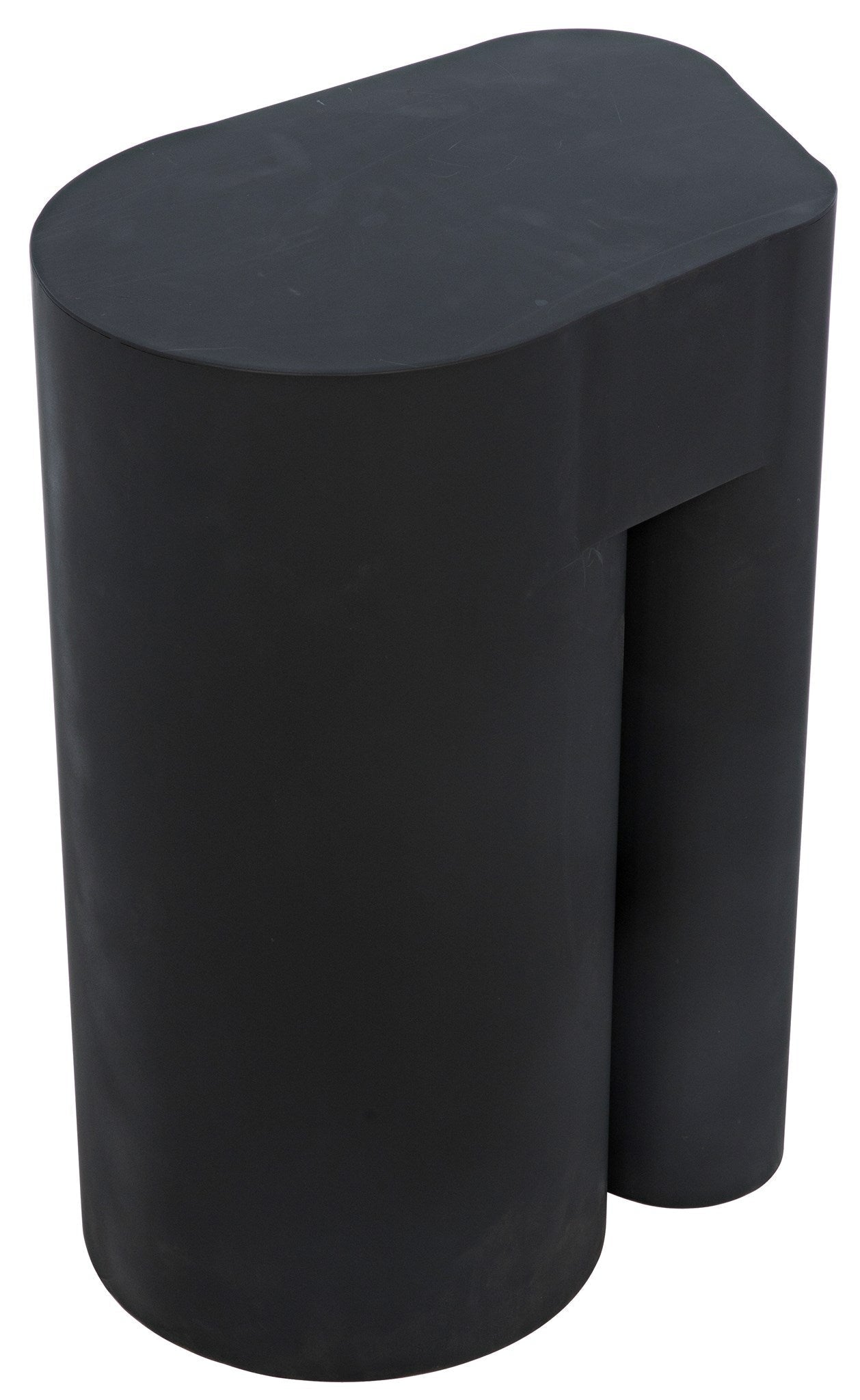 Blair Black Steel Geometric Side Table-Side Tables-Noir-Sideboards and Things