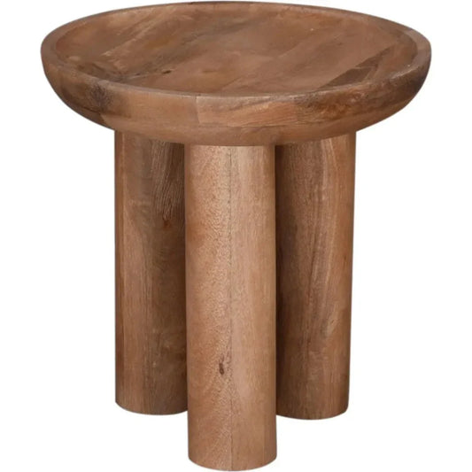 Bassett Mirror Blair Wood Brown Round End Table