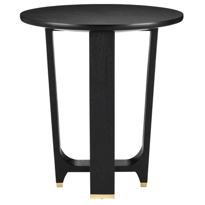 Blake Black Accent Table-Side Tables-Currey & Co-Sideboards and Things