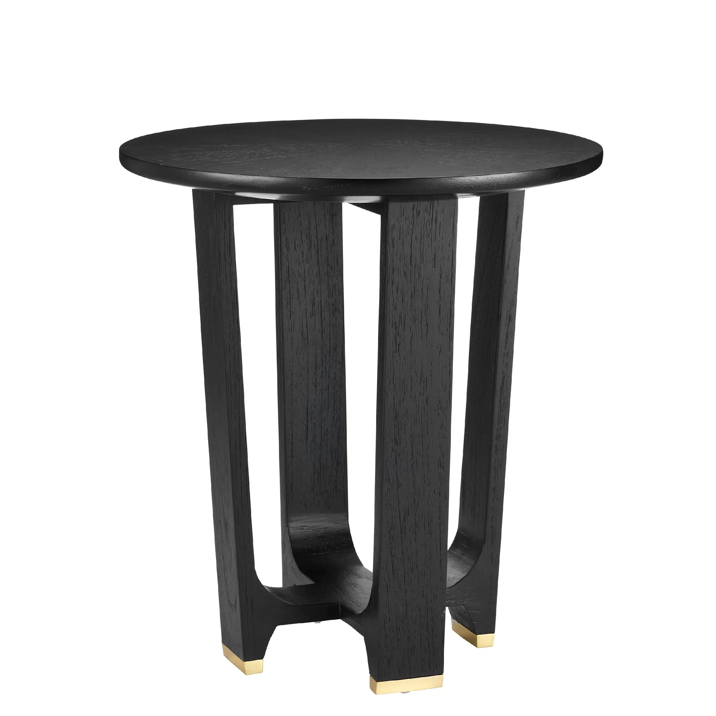 Blake Black Accent Table-Side Tables-Currey & Co-Sideboards and Things