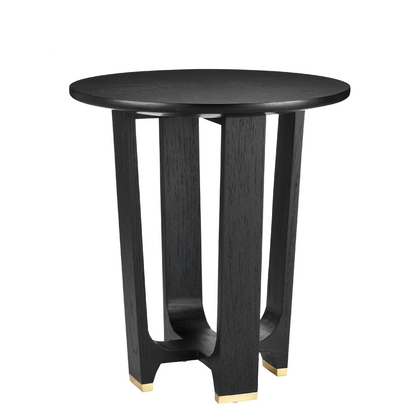 Blake Black Accent Table-Side Tables-Currey & Co-Sideboards and Things