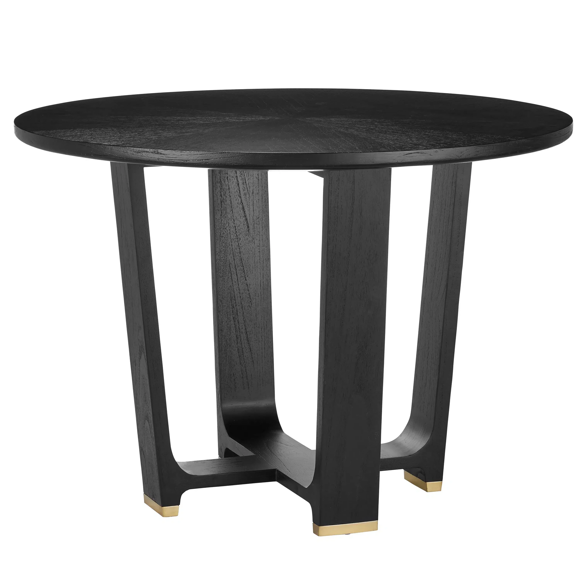 Blake Black Dining Table-Dining Tables-Currey & Co-Sideboards and Things