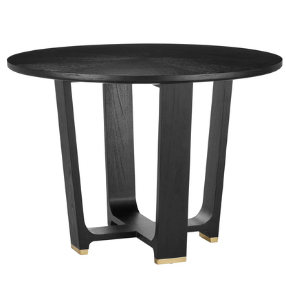 Blake Black Dining Table-Dining Tables-Currey & Co-Sideboards and Things