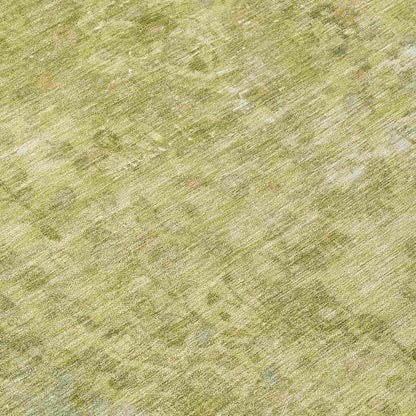 LOOMLAN Rugs Blazura Green Washable Indoor-Outdoor Rug