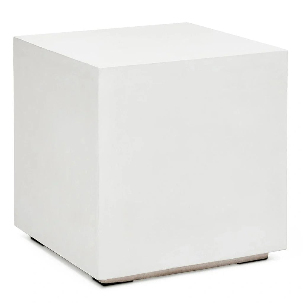 Bloc Concrete Outdoor Square End Table