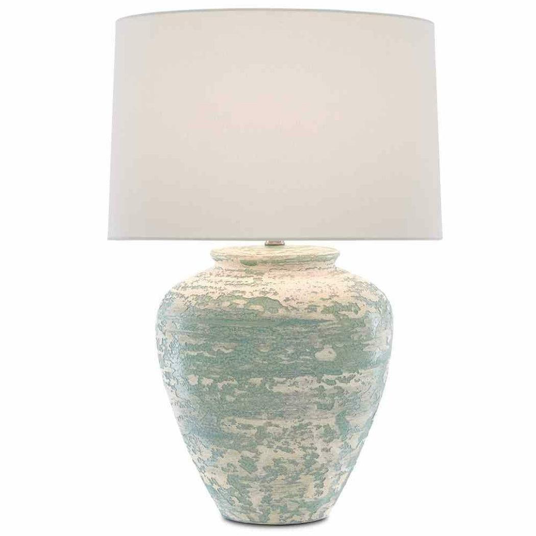 Blue Cream Mimi Table Lamp Table Lamps Sideboards and Things By Currey & Co