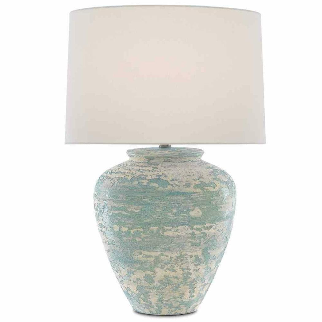 Blue Cream Mimi Table Lamp Table Lamps Sideboards and Things By Currey & Co