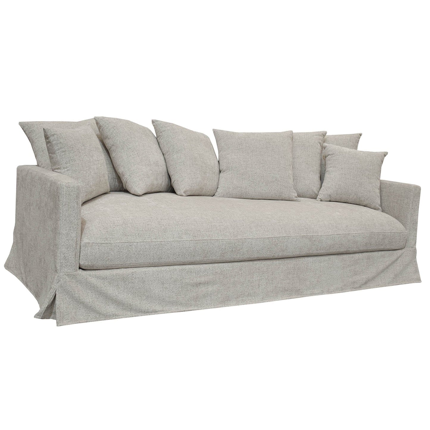 Boardwalk Light Grey Fabric Sofa
