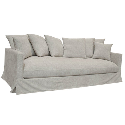 Boardwalk Light Grey Fabric Sofa