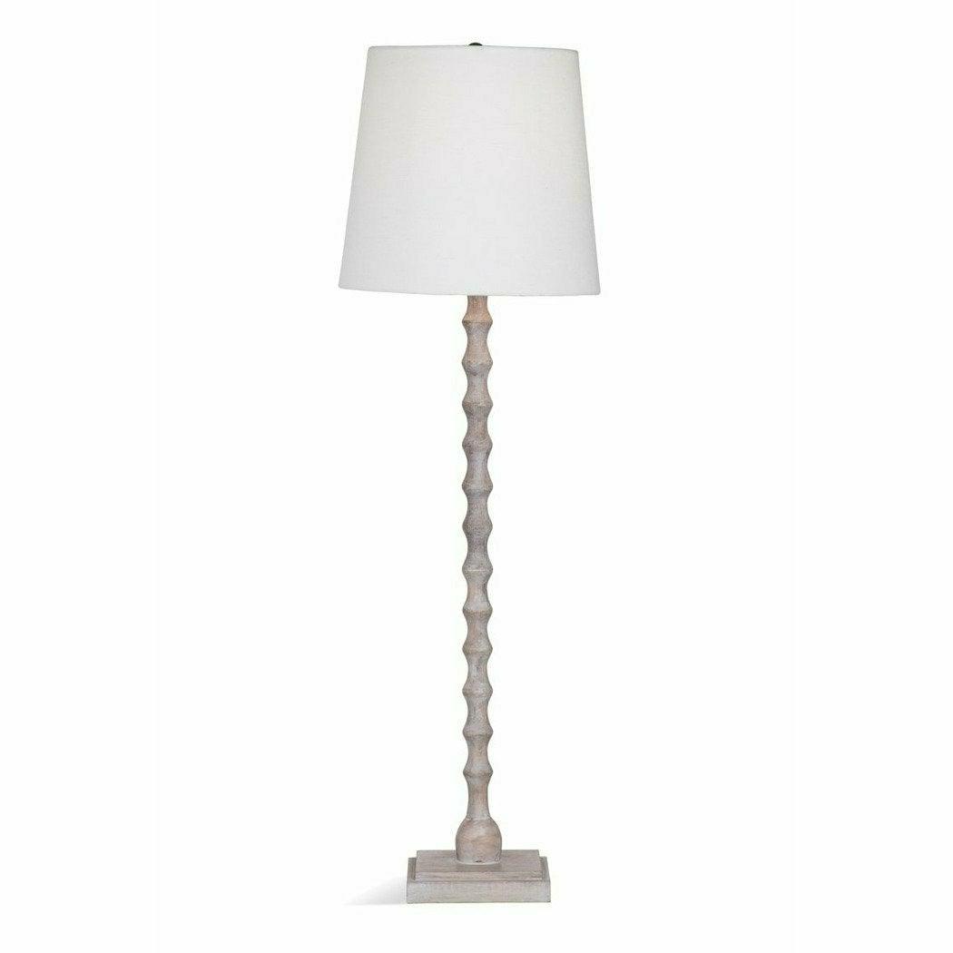 Bobbin Buffet Lamp 36" Tall Iron White Table Lamp Table Lamps Sideboards and Thangs By Bassett Mirror