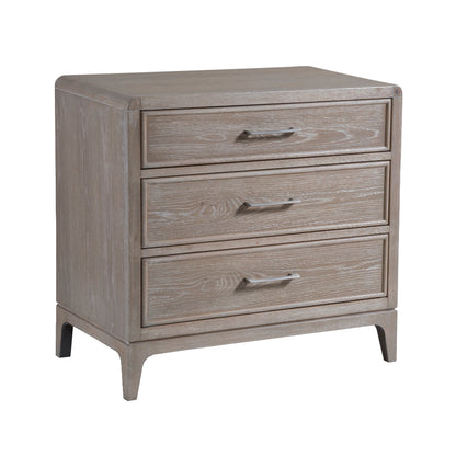 Bodhi 3-drawer Nightstand with USB-Nightstands-Palmetto Home - Bodhi-LOOMLAN