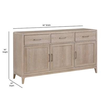 Bodhi Credenza Sideboard-Sideboards-Palmetto Home - Bodhi-LOOMLAN